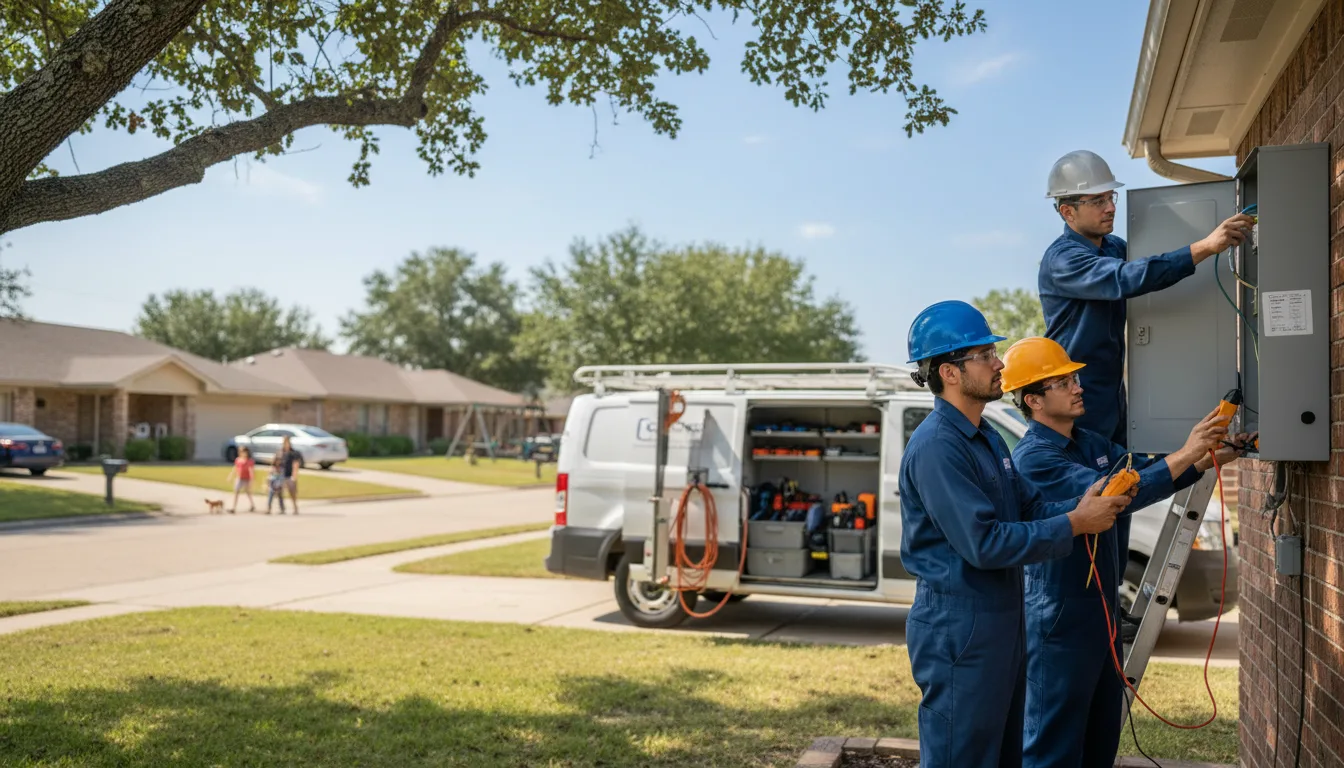 Certified electrician providing emergency electrical services in Bremen, OH